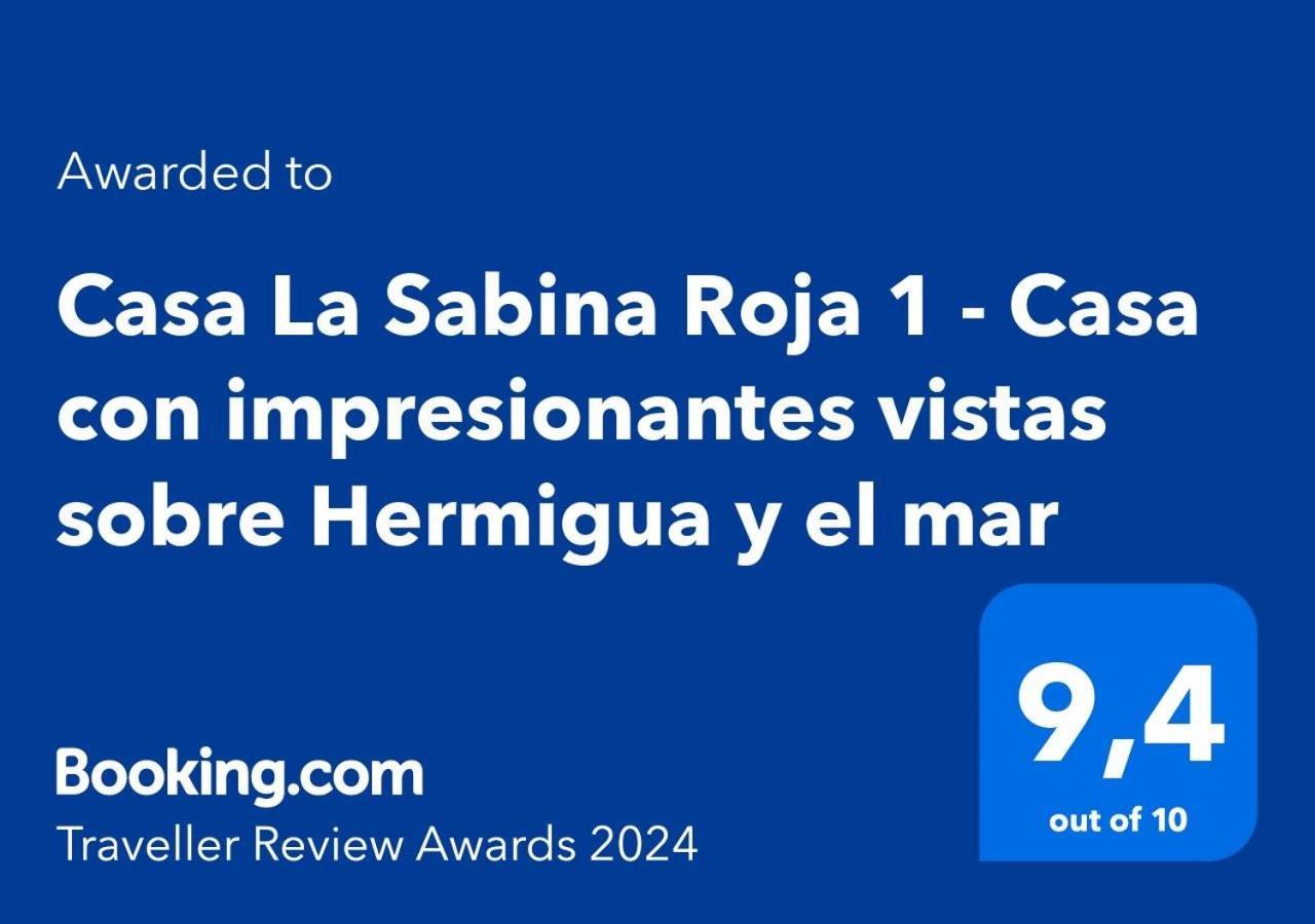 Casa La Sabina Roja 1, casa con impresionantes vistas sobre Hermigua y el mar Exterior foto